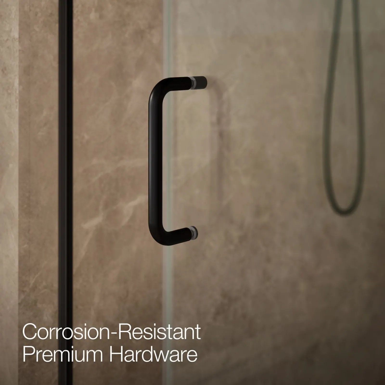 44-1/4"-47-5/8" W x 75-1/2" H sliding shower door with 5/16"-thick Crystal Clear glass^Kohler