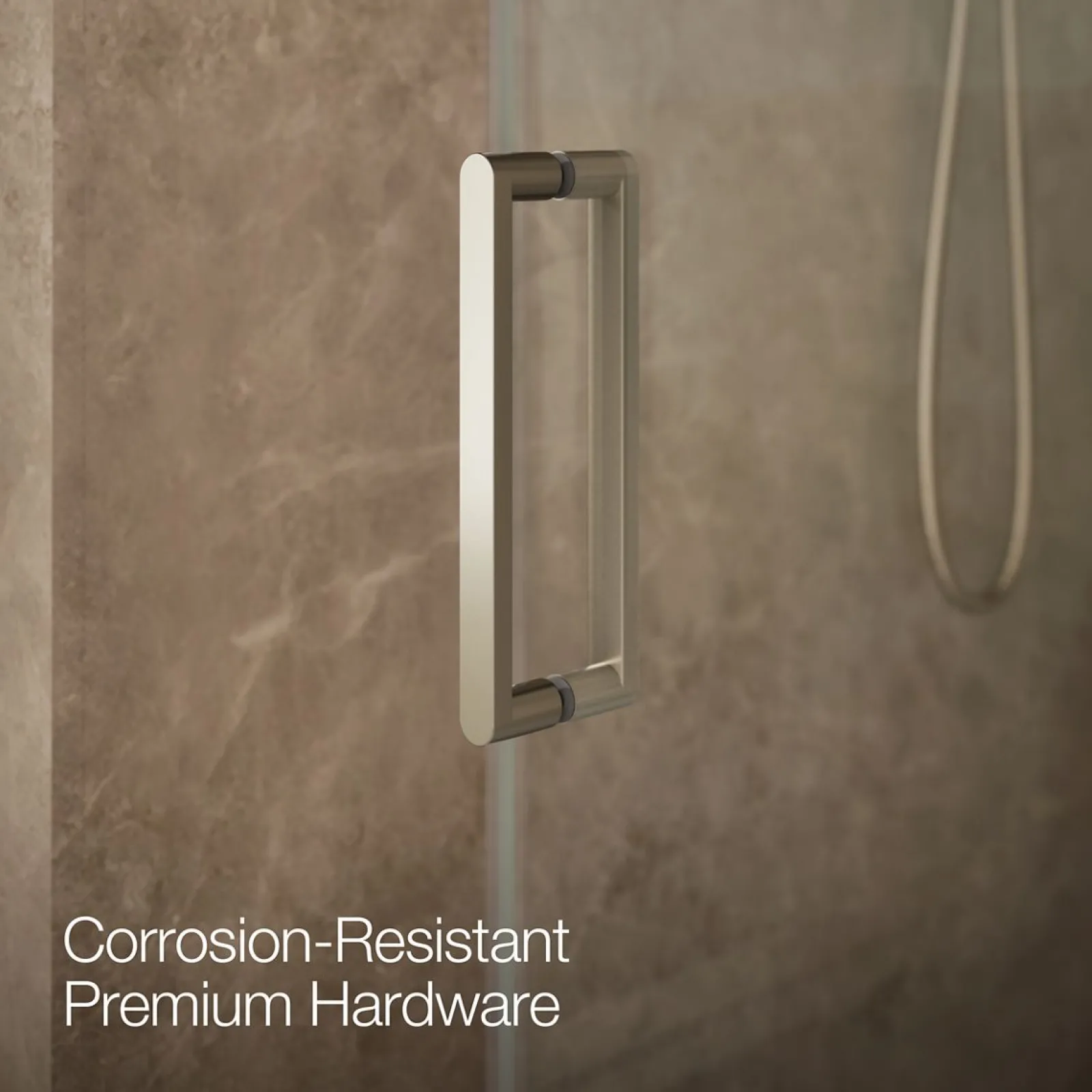 44-1/8"-47-7/8" W x 78" H sliding shower door with 3/8"-thick Crystal Clear glass^Kohler Discount