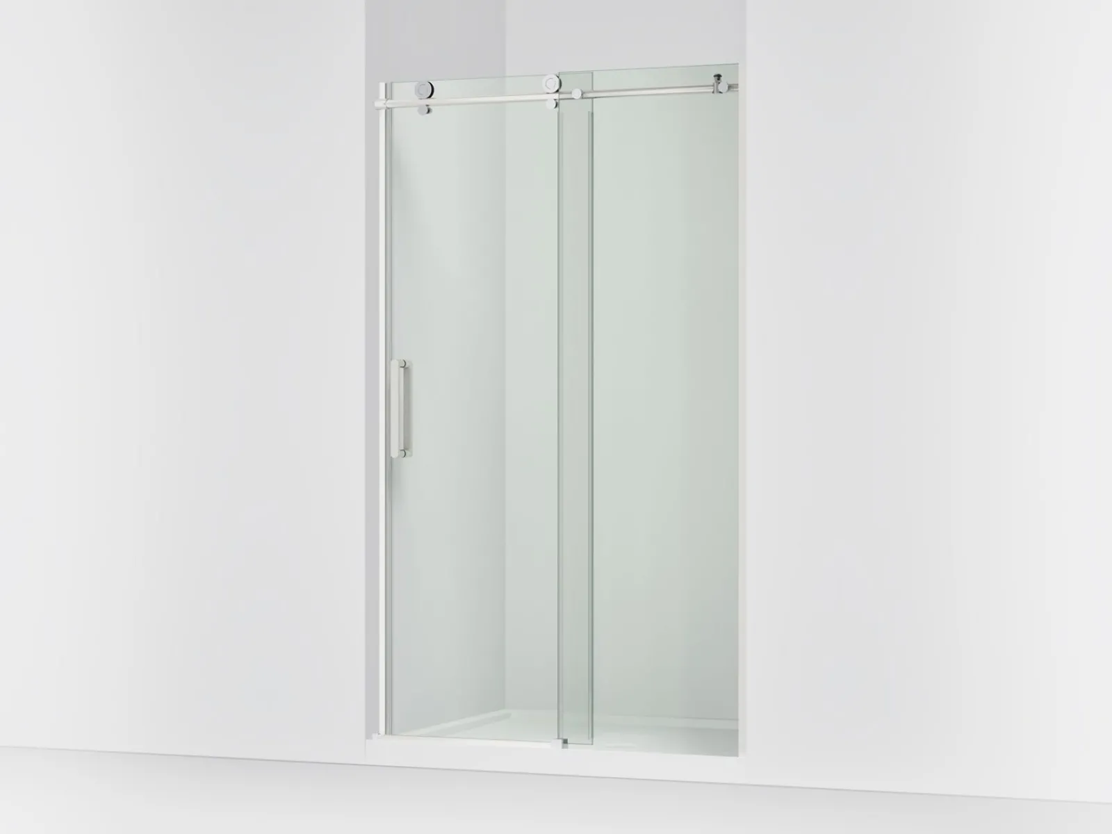 44-5/8"-47-7/8" W x 78" H sliding shower door with 3/8"-thick Crystal Clear glass^Kohler
