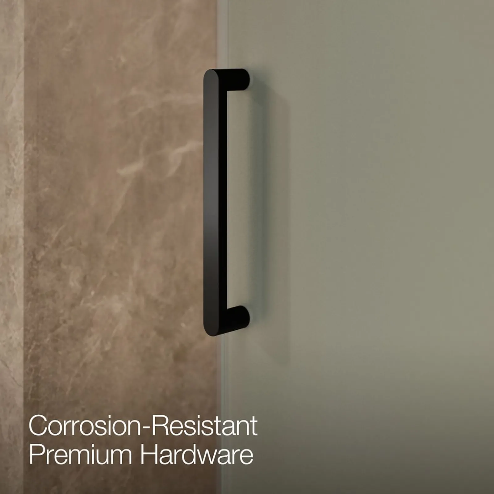 56-1/8"-59-7/8" W x 78" H sliding shower door with 3/8"-thick Crystal Clear glass^Kohler Best