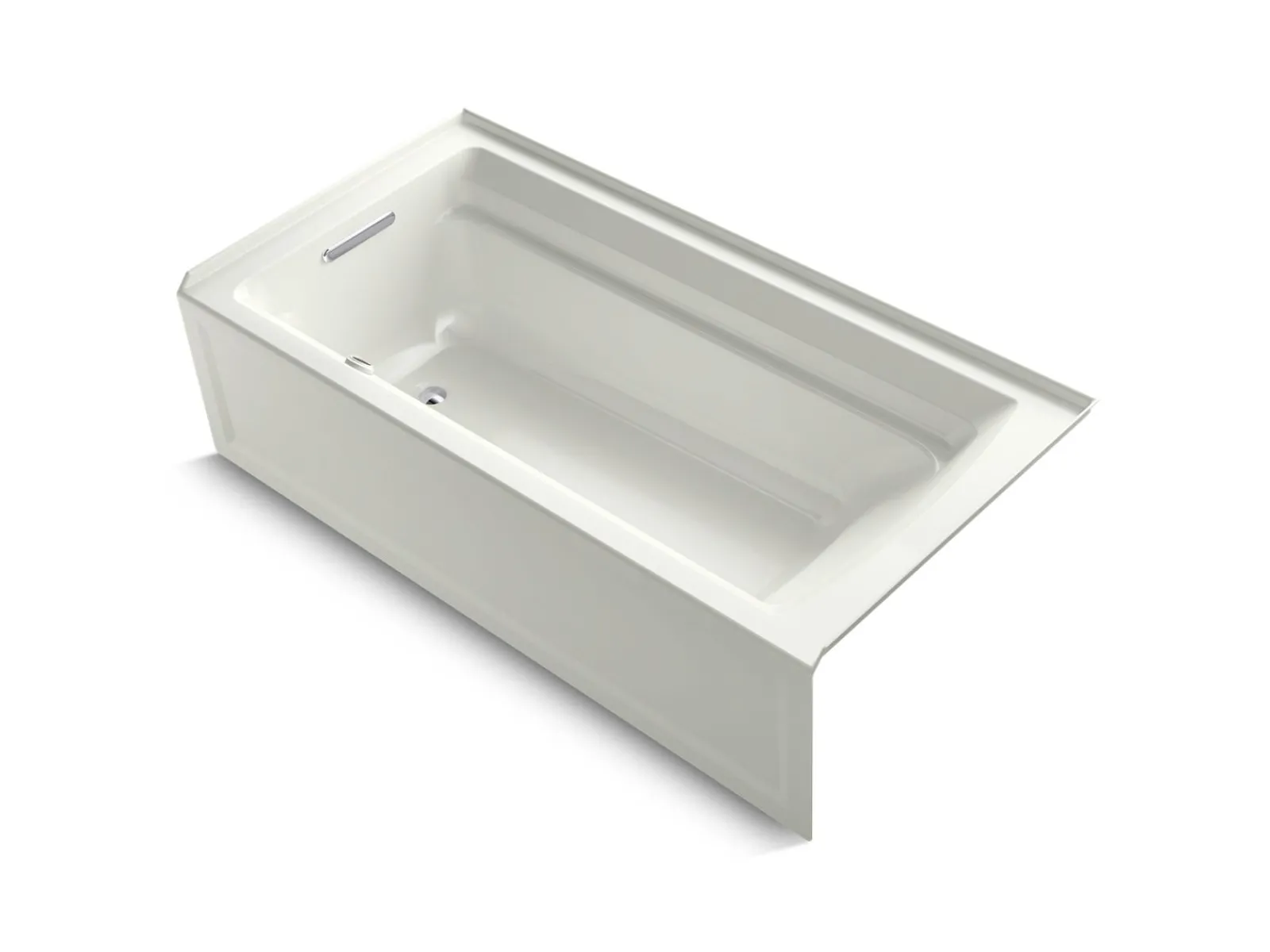 72" x 36" alcove bath, left drain^Kohler New