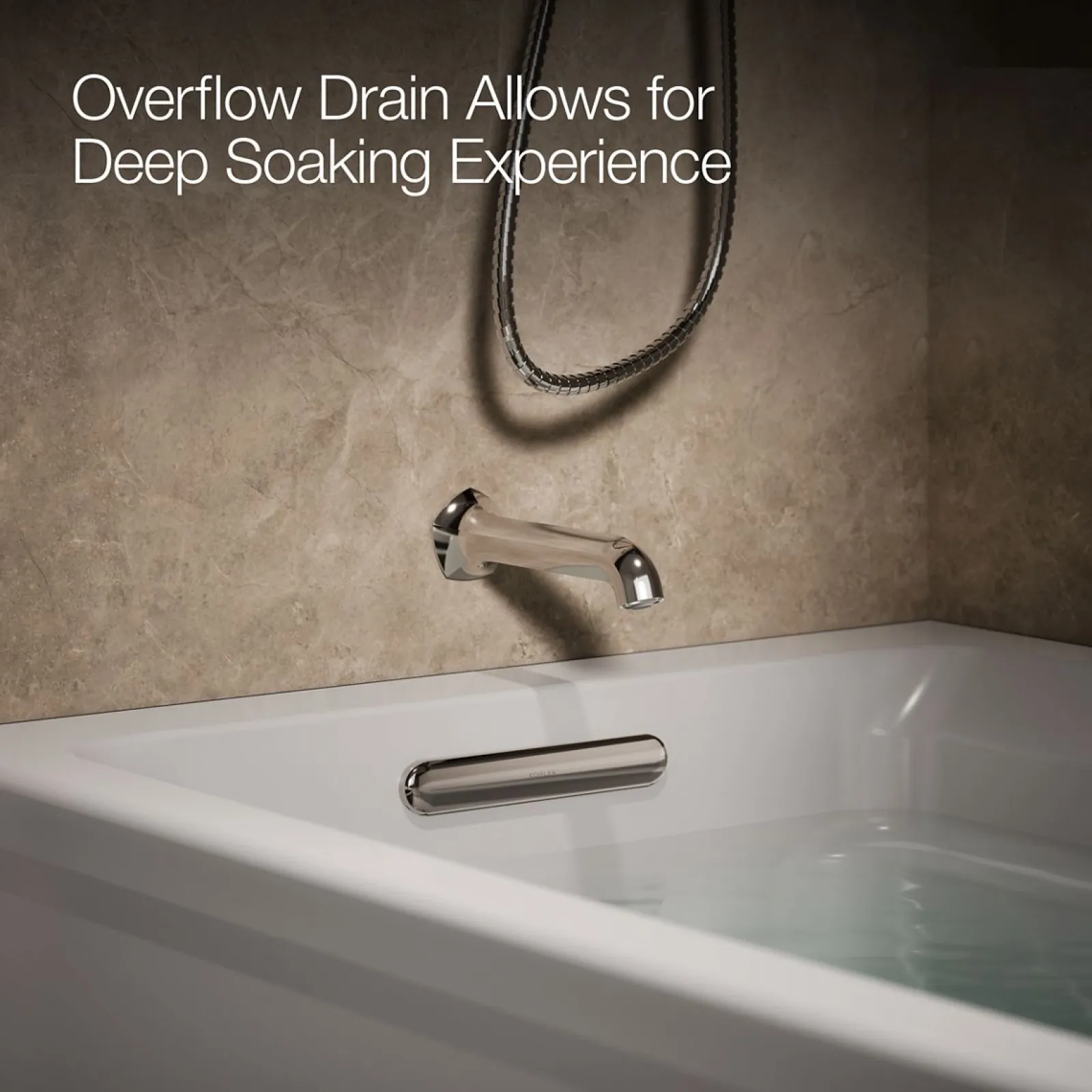 72" x 36" alcove bath, left drain^Kohler New