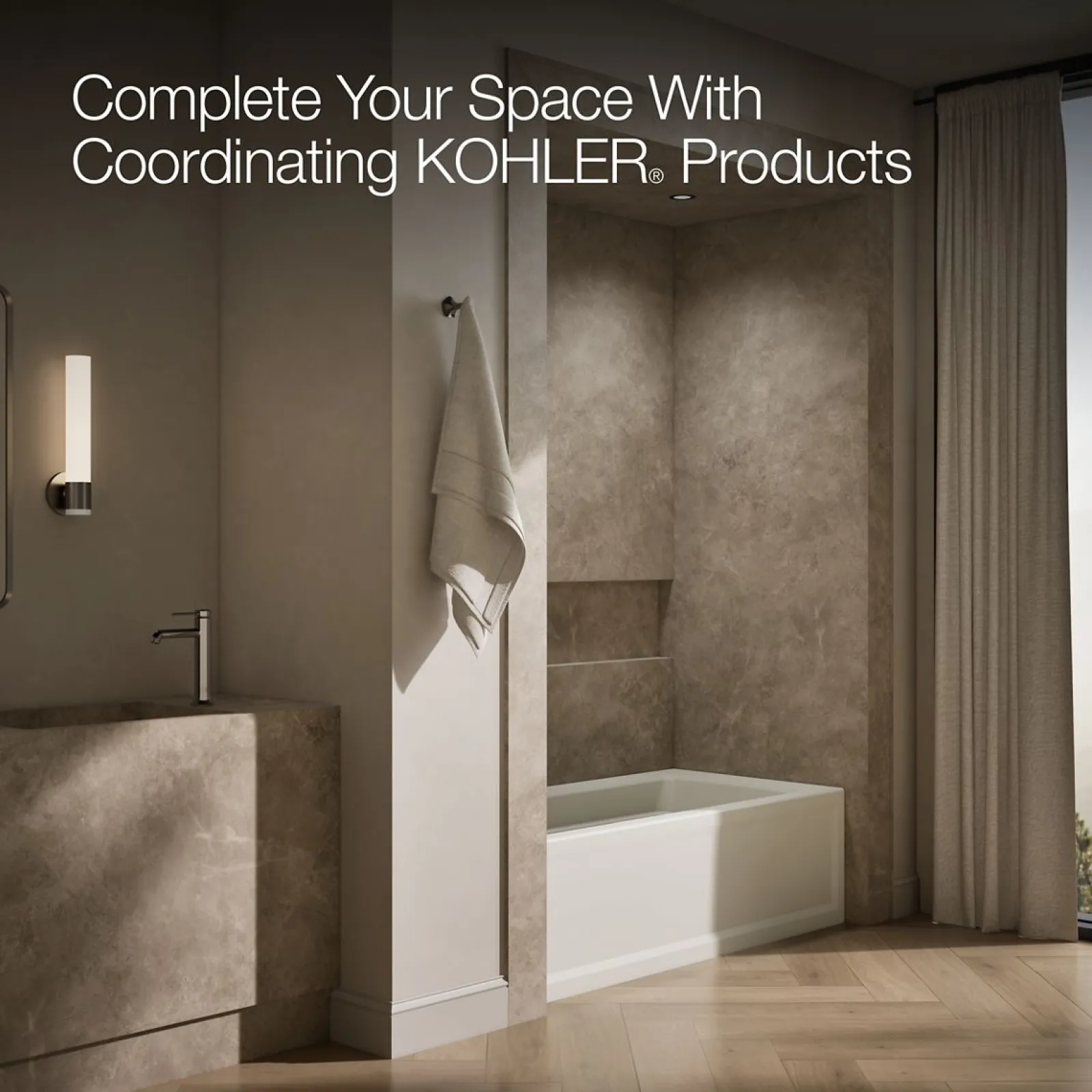 66" x 32" alcove bath, left drain^Kohler Sale