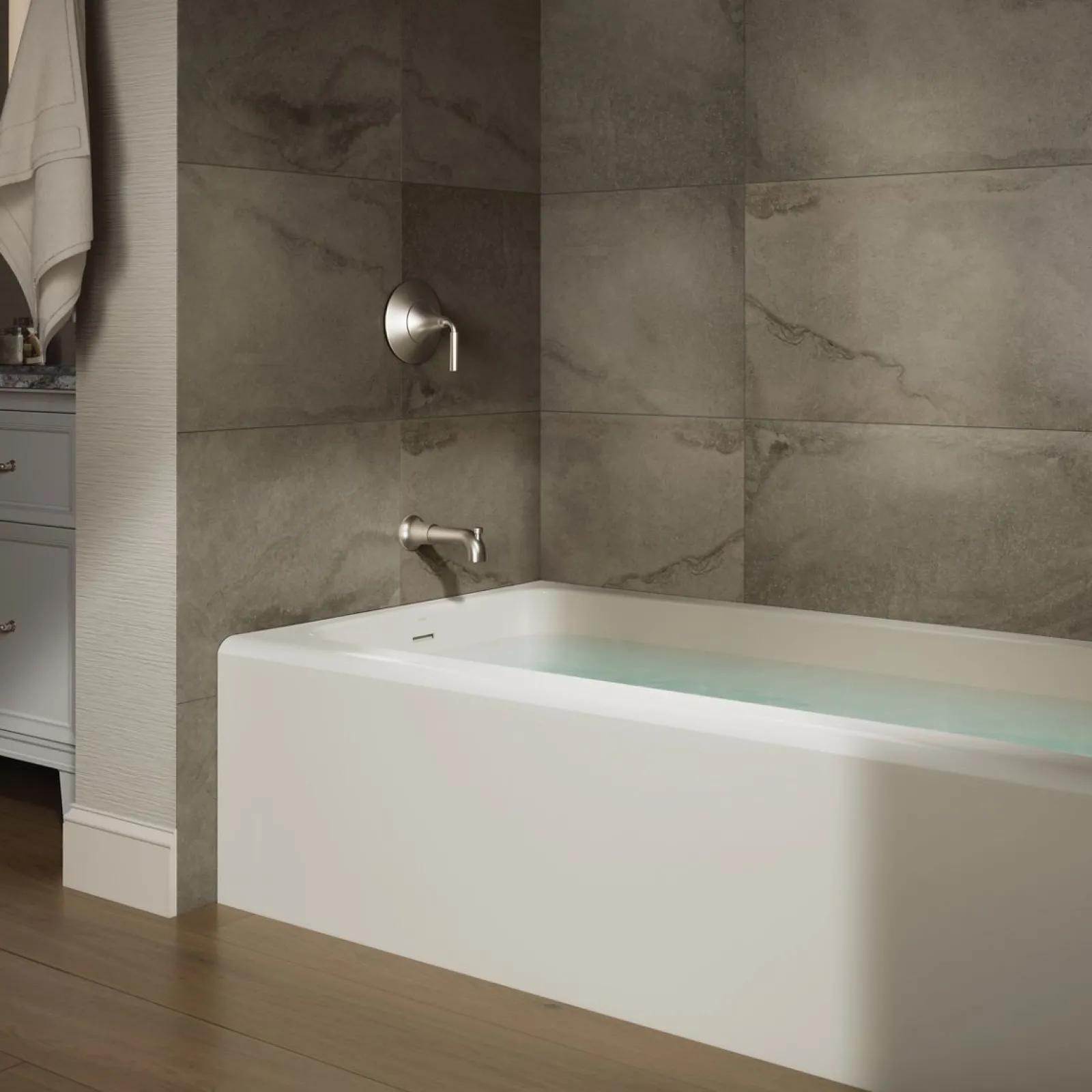 72" x 36" alcove bath, left drain^Kohler Best
