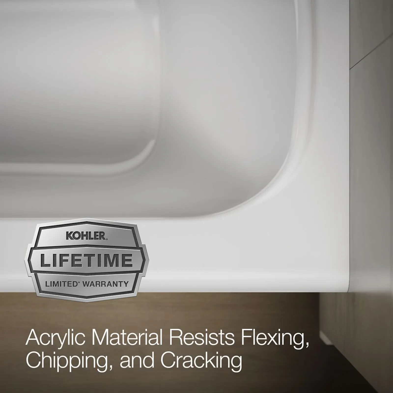 60" x 30" alcove bath, left drain^Kohler Sale