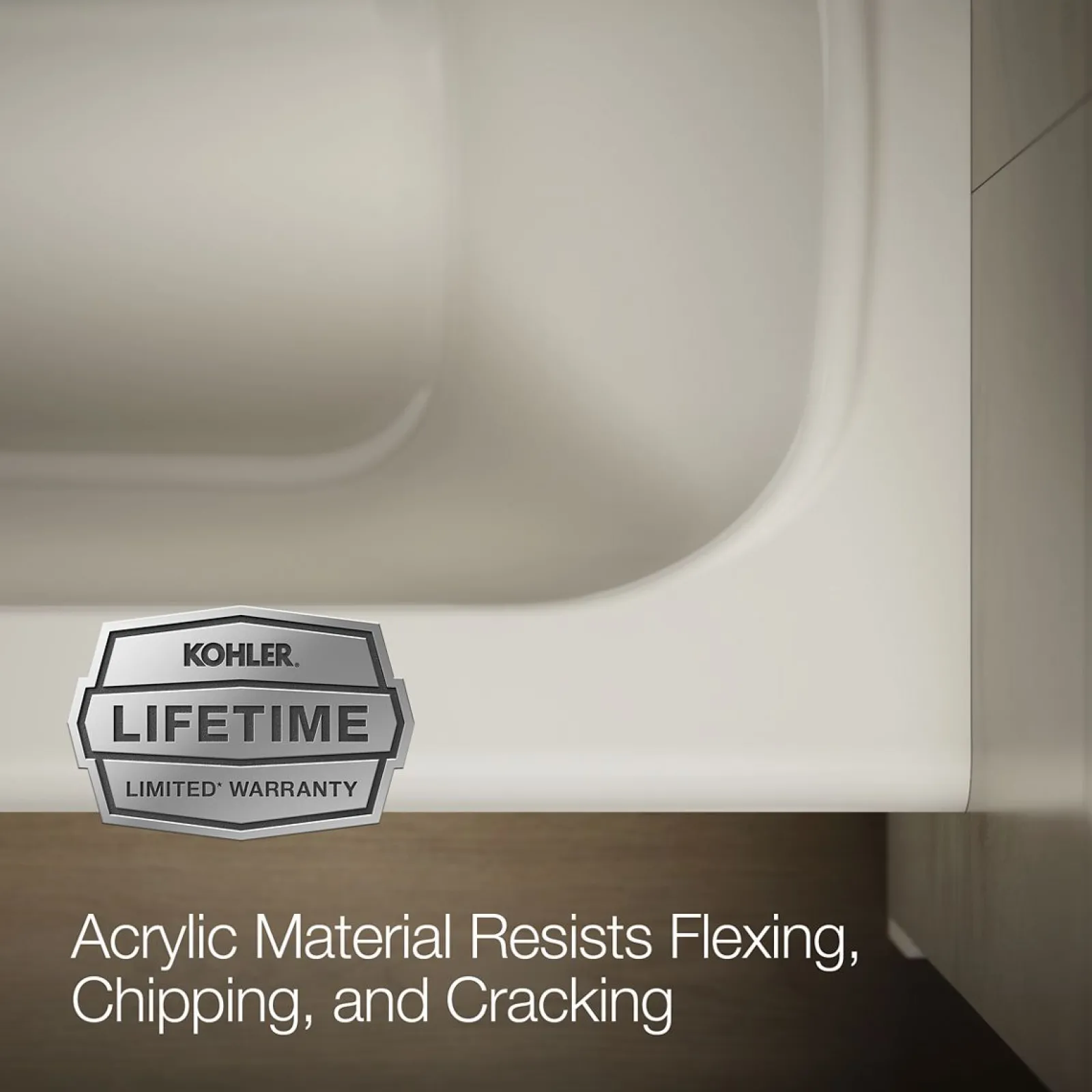 60" x 30" alcove bath, left drain^Kohler Sale