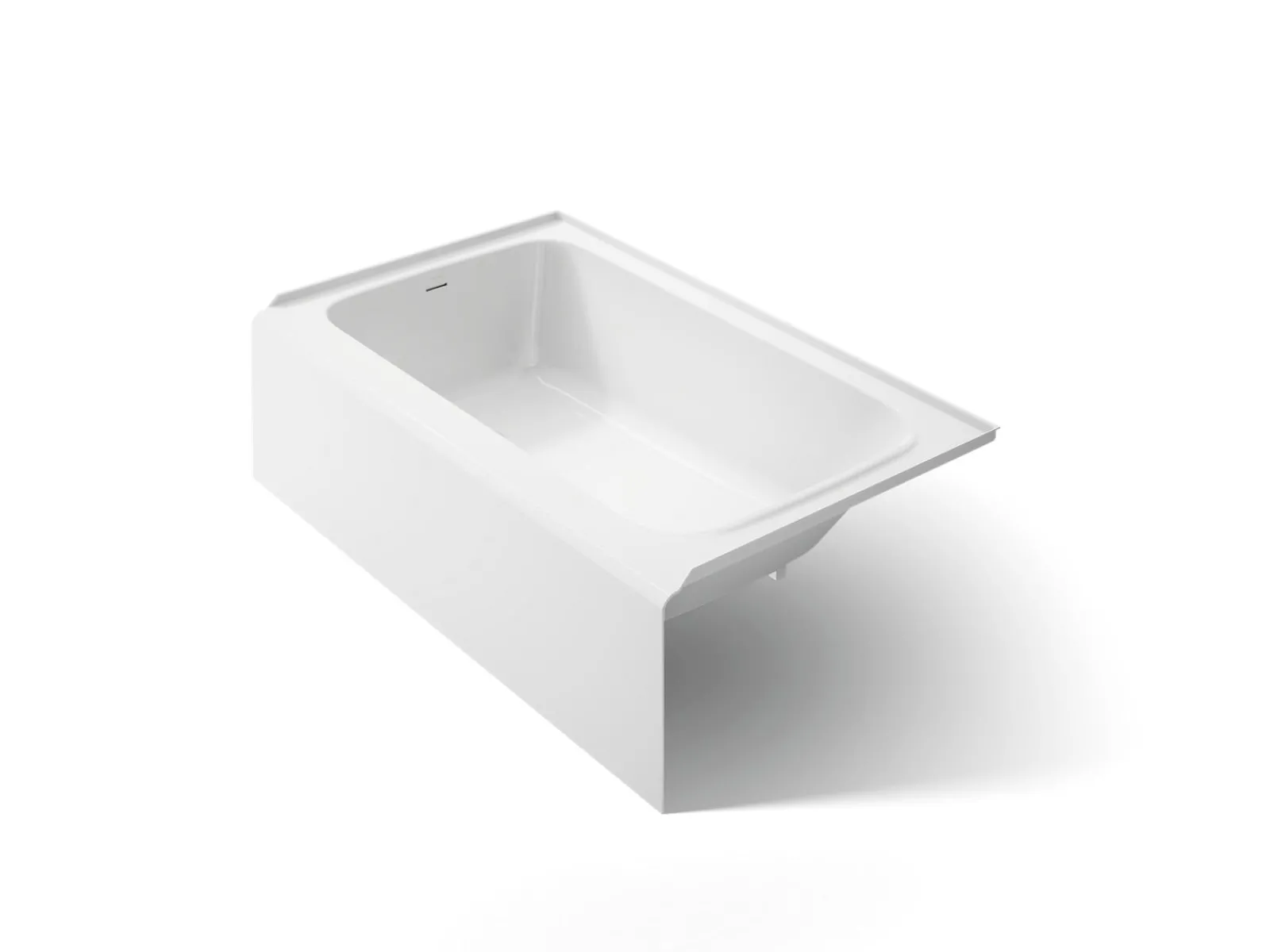60" x 36" alcove bath, left drain^Kohler Hot
