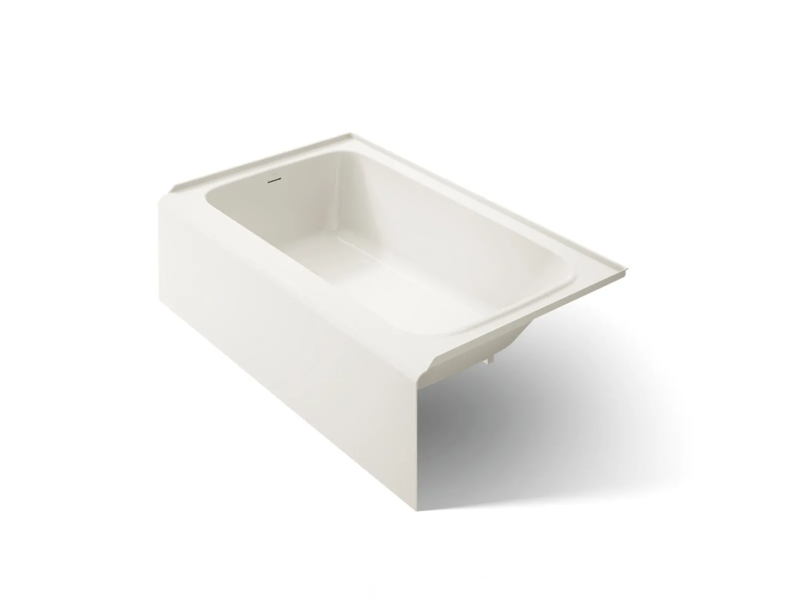 60" x 36" alcove bath, left drain^Kohler Hot