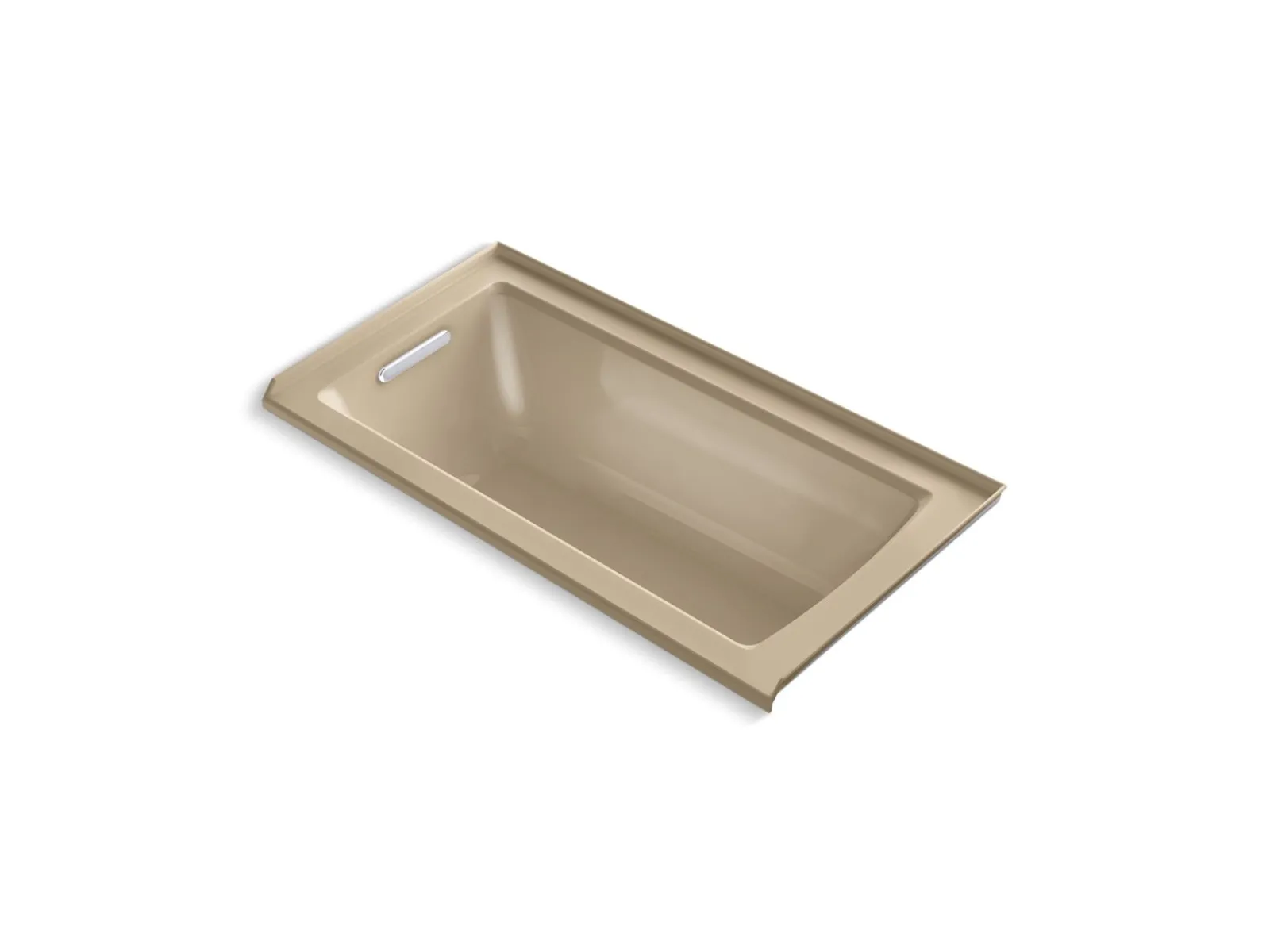 60" x 30" alcove bath, left drain^Kohler Online