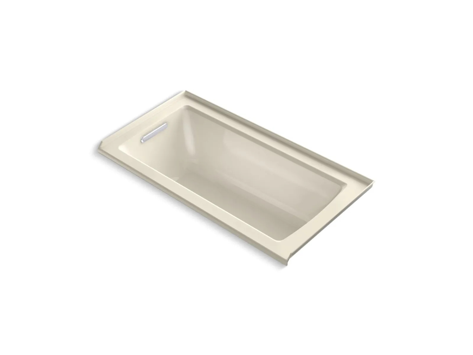 60" x 30" alcove bath, left drain^Kohler Online