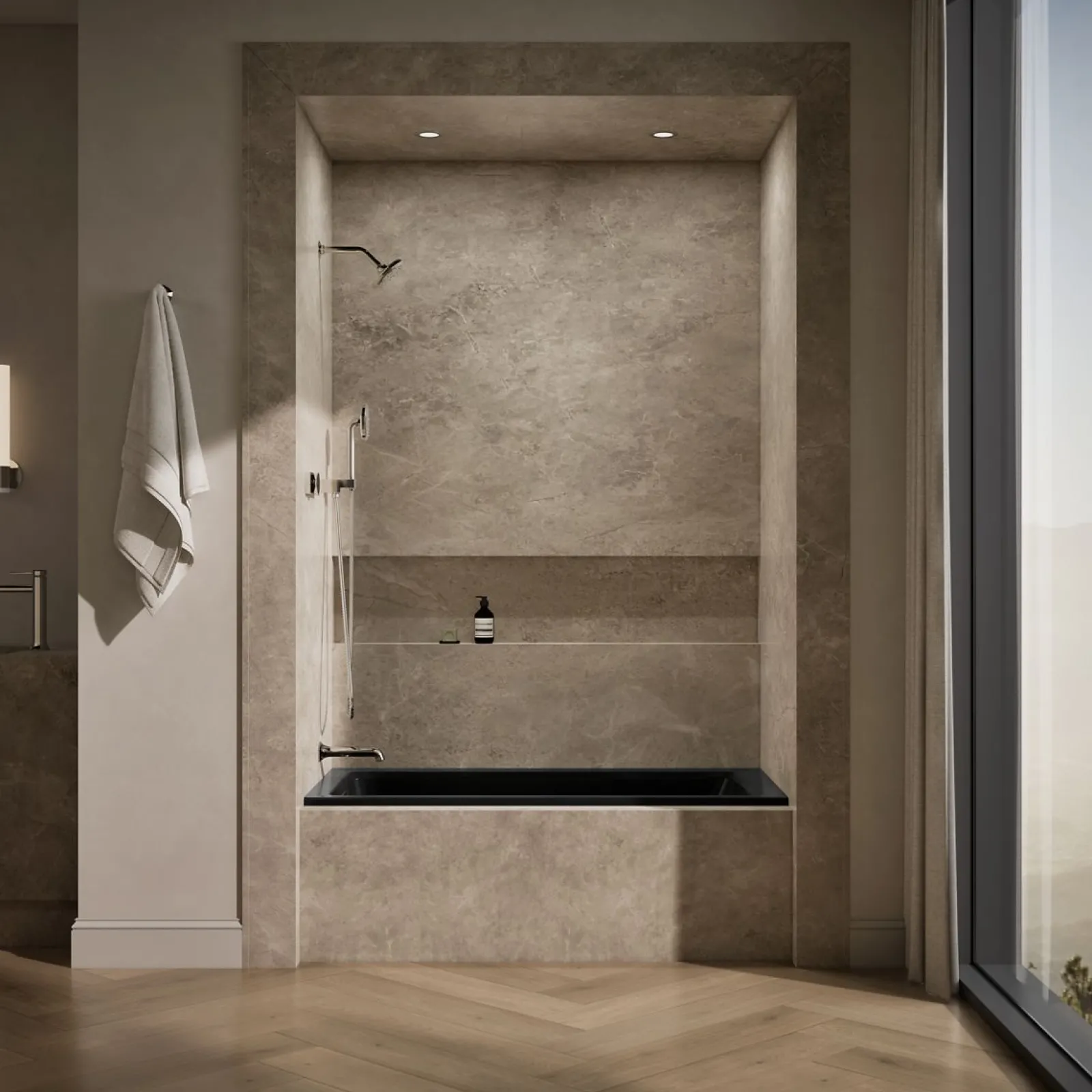60" x 30" alcove bath, left drain^Kohler Online