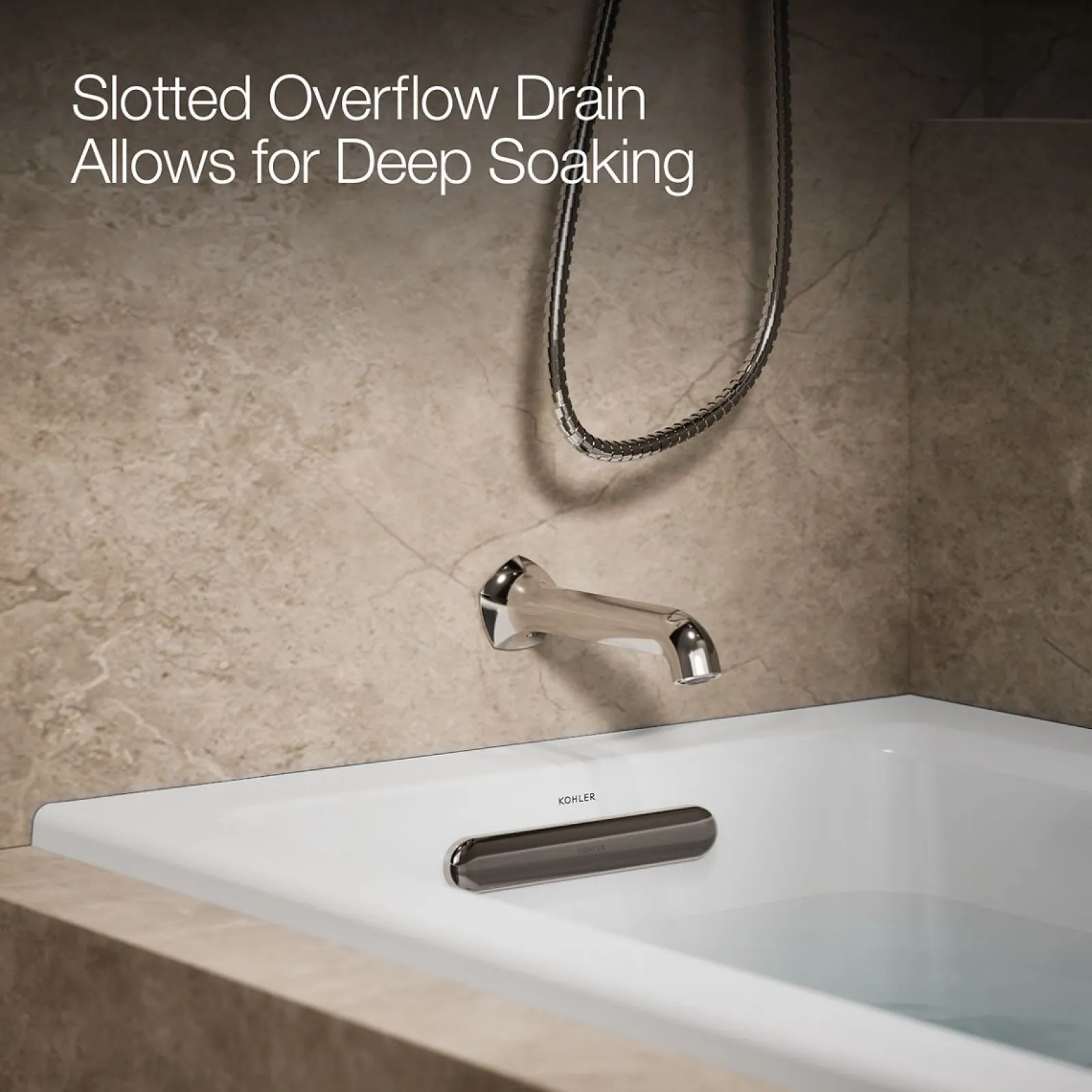 60" x 30" alcove bath, left drain^Kohler Online