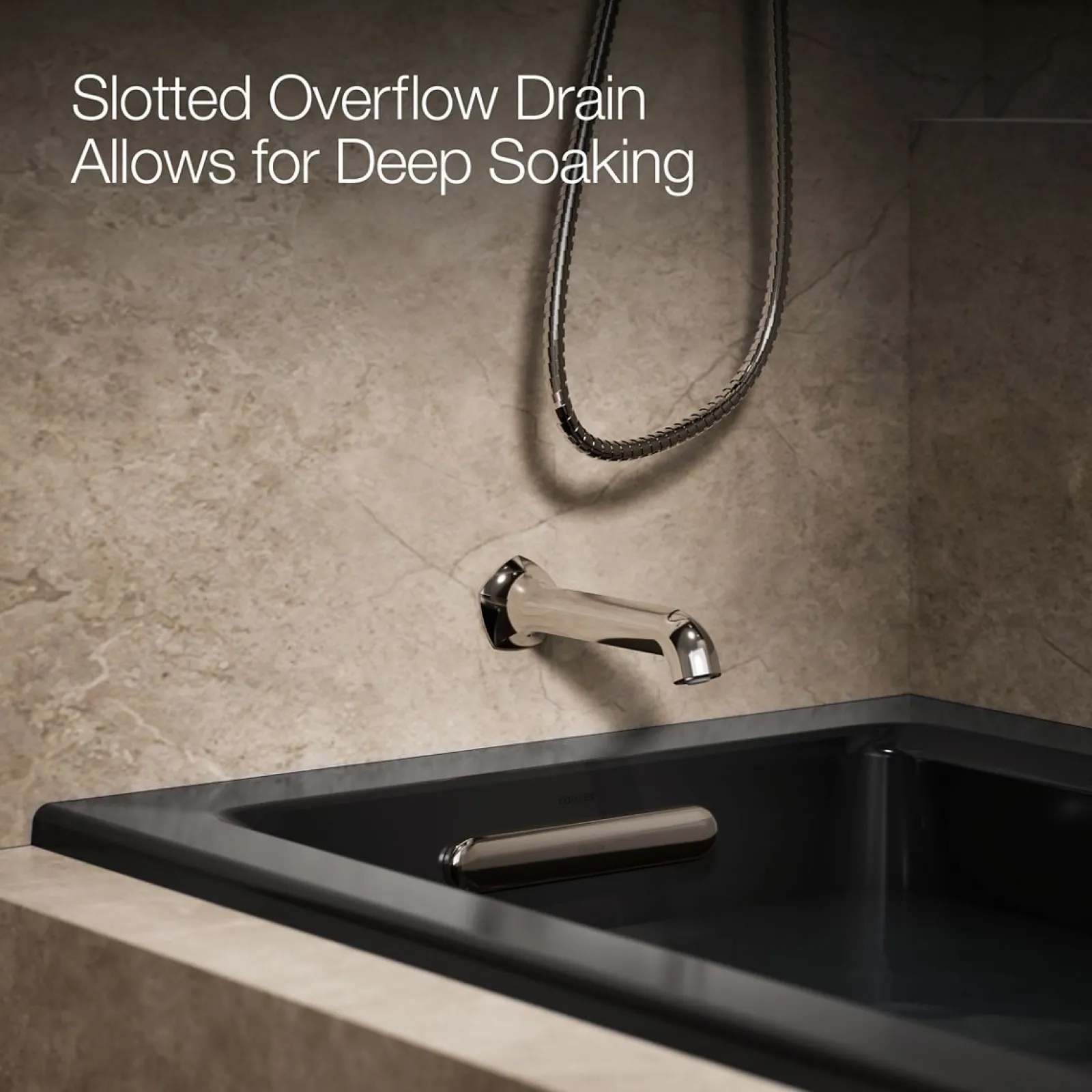 60" x 30" alcove bath, left drain^Kohler Online