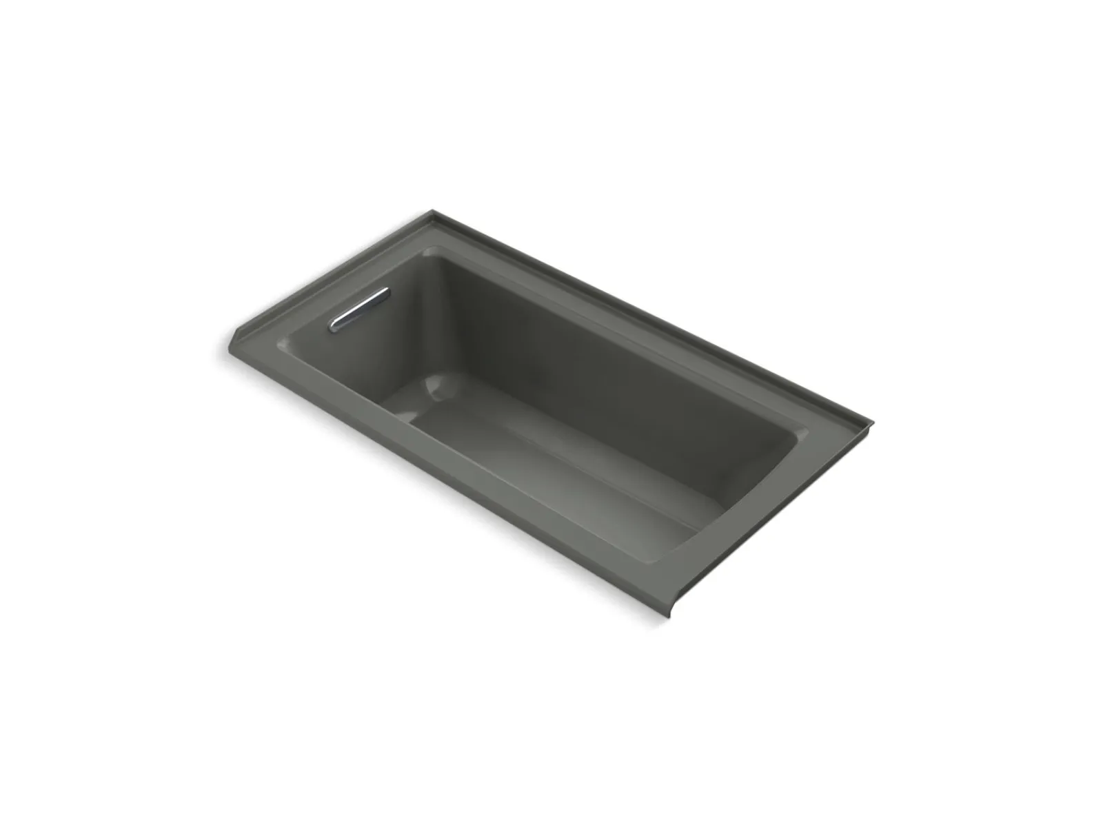 60" x 30" alcove bath, left drain^Kohler Online