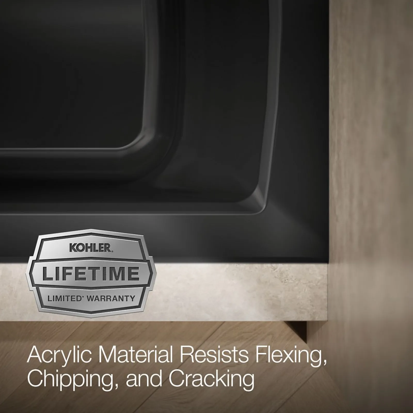 60" x 30" alcove bath, left drain^Kohler Online