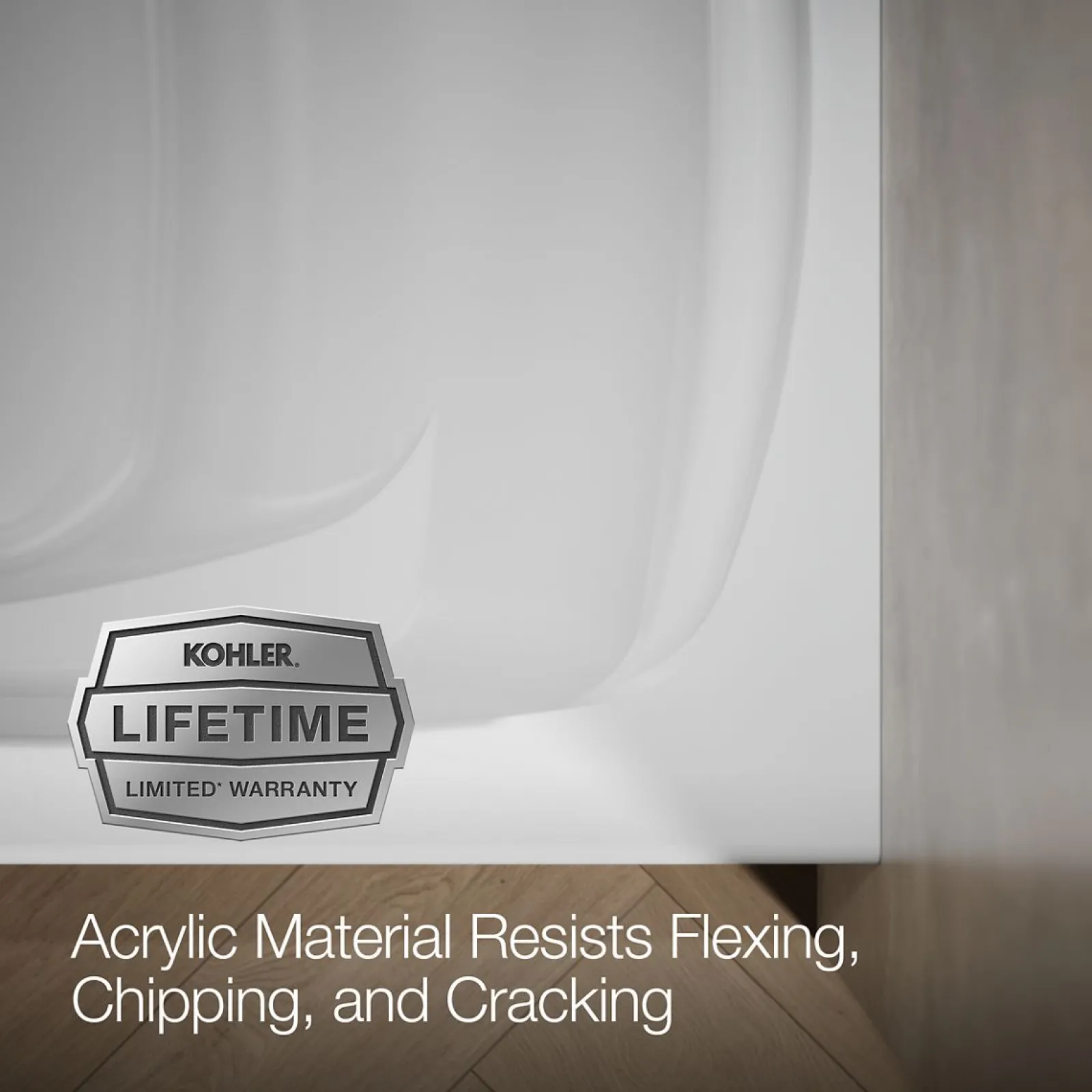 72" x 36" alcove bath, left drain^Kohler Online