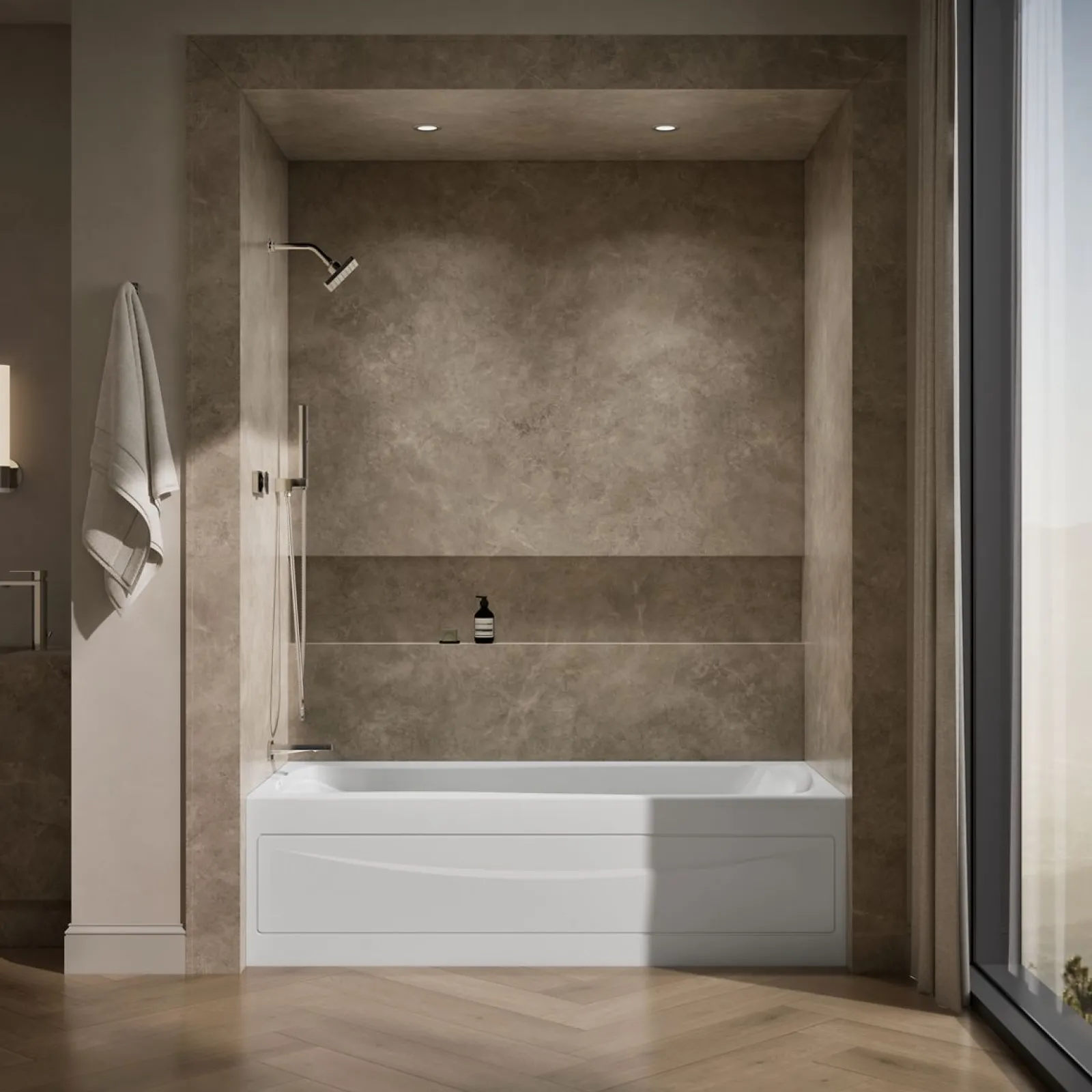 72" x 36" alcove bath, left drain^Kohler Online