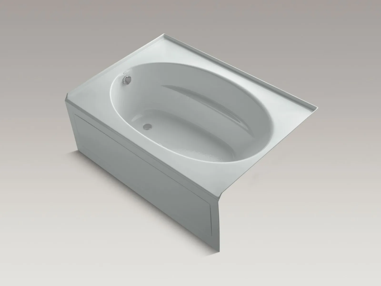60" x 42" alcove bath, left drain^Kohler New