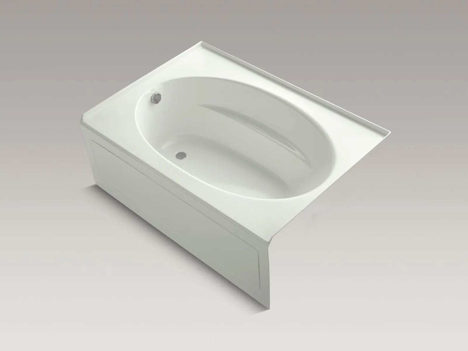 60" x 42" alcove bath, left drain^Kohler New