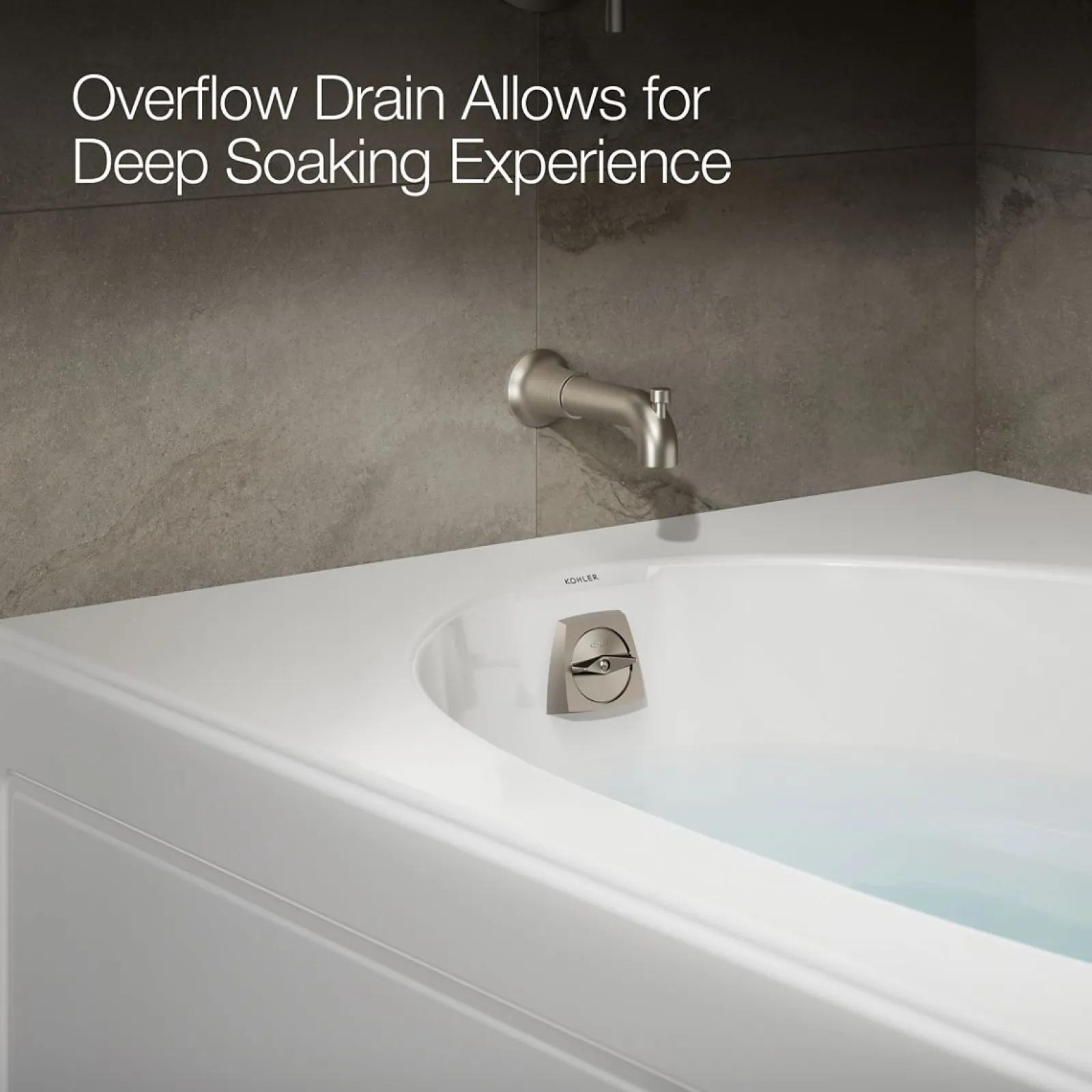 60" x 42" alcove bath, left drain^Kohler New