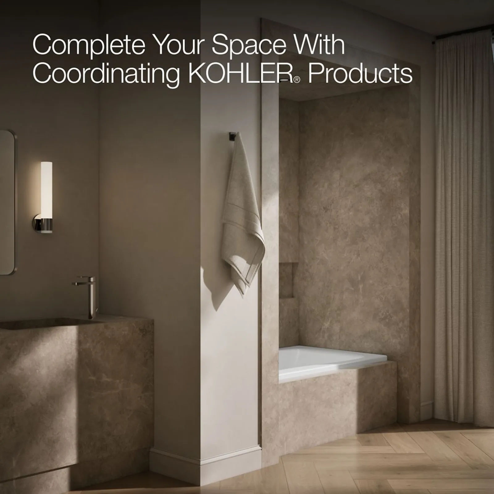 60" x 36" alcove bath, left drain^Kohler Clearance
