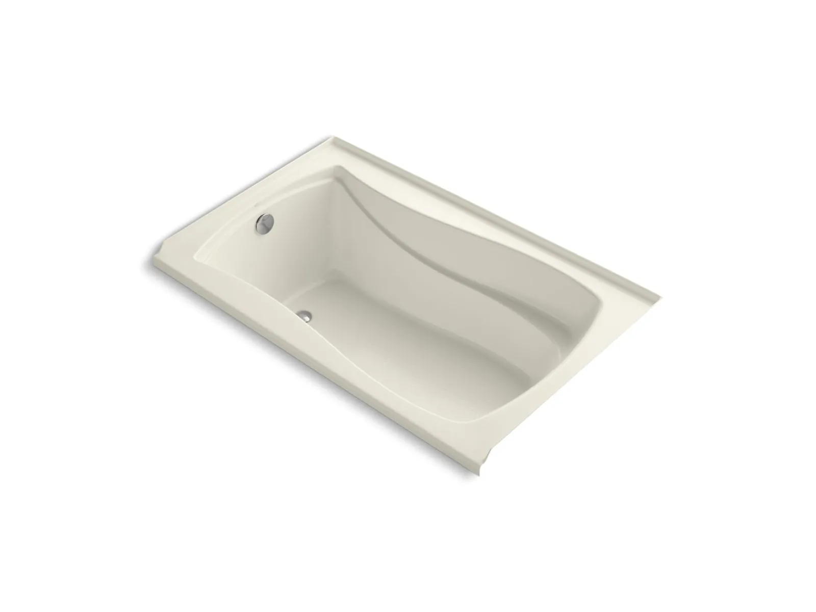 60" x 36" alcove bath, left drain^Kohler Clearance