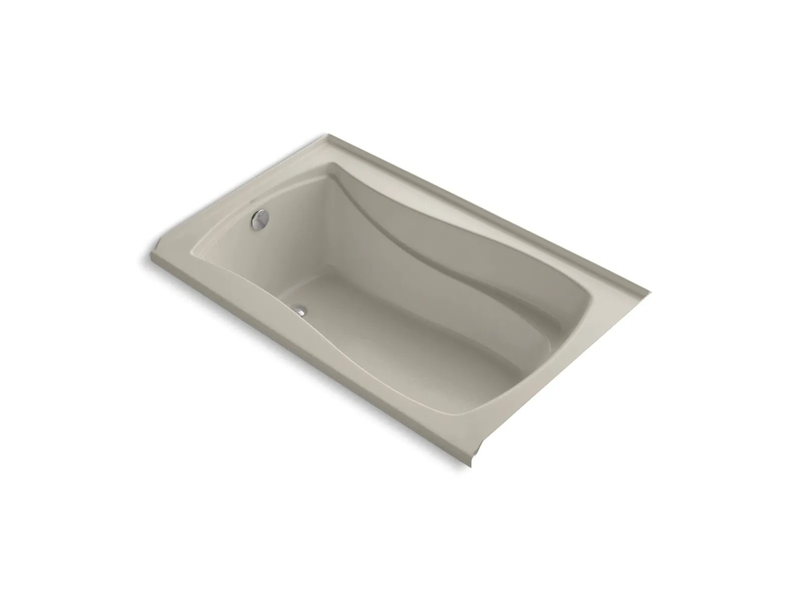 60" x 36" alcove bath, left drain^Kohler Clearance