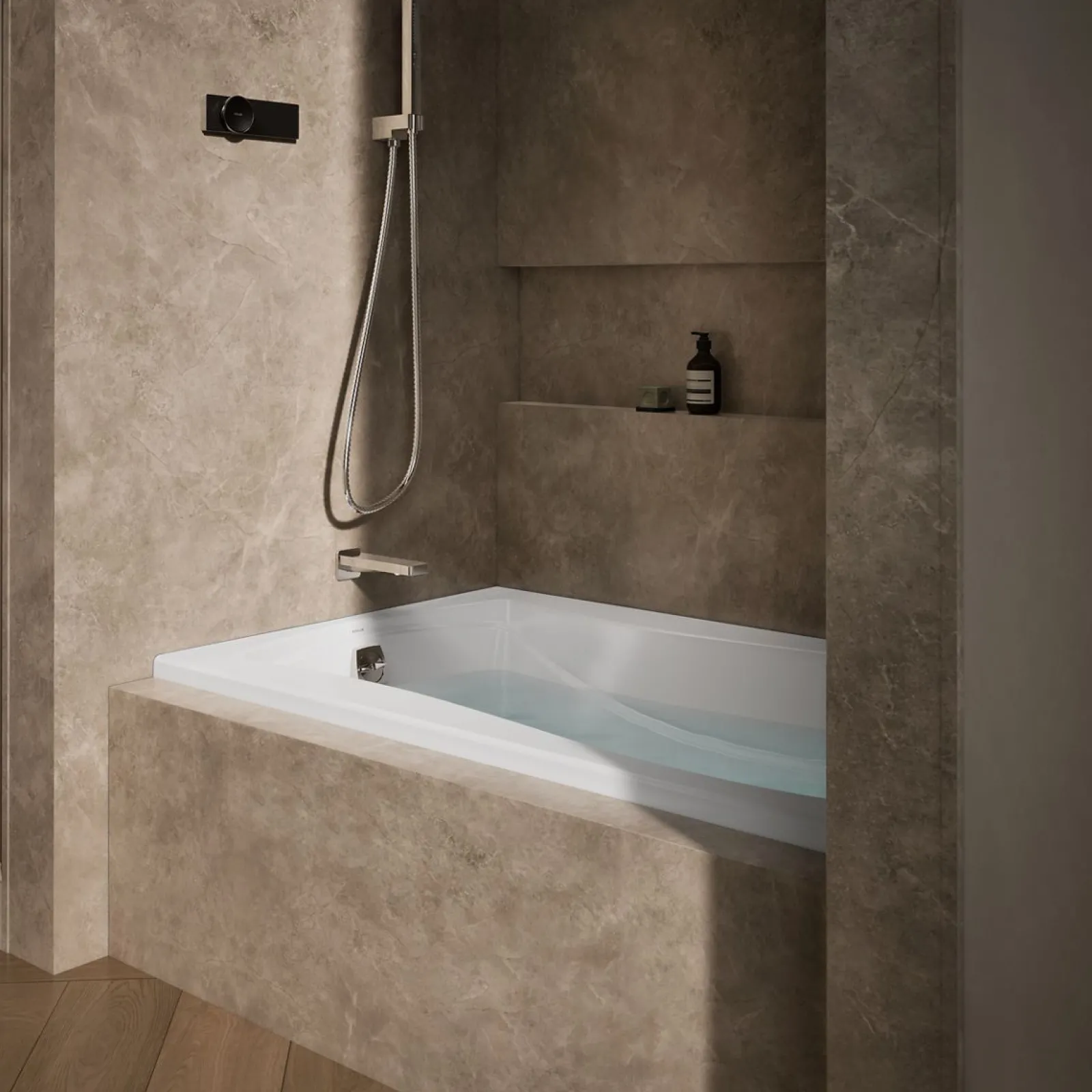 60" x 36" alcove bath, left drain^Kohler Clearance