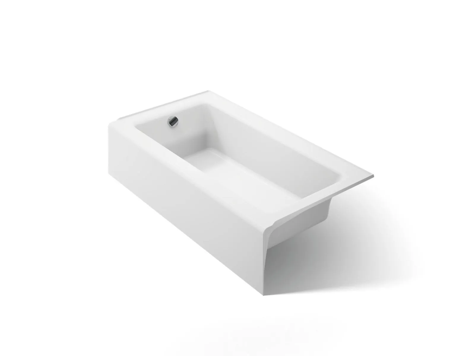 60" x 32" alcove bath, left drain^Kohler Online