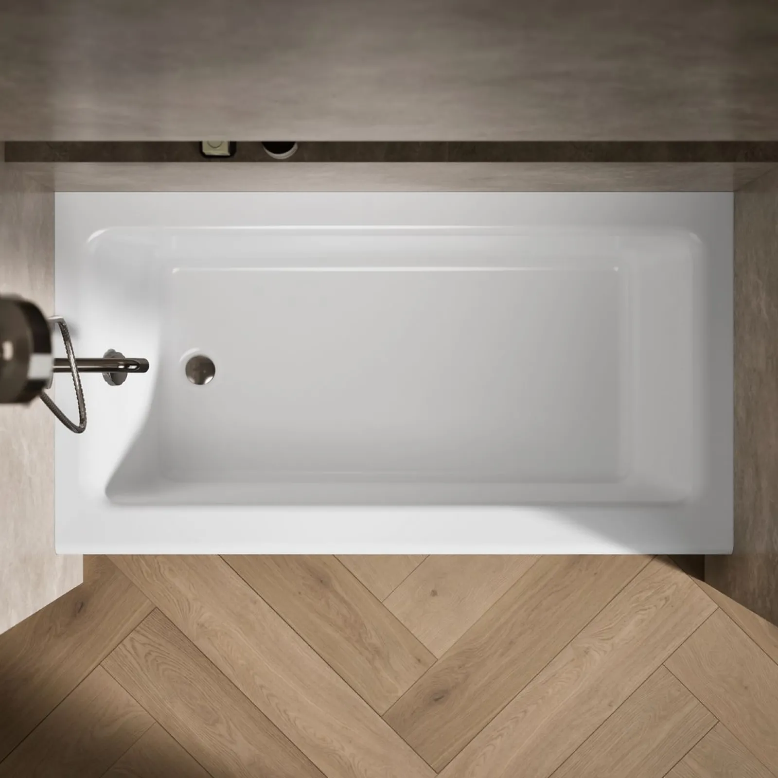 60" x 32" alcove bath, left drain^Kohler Online