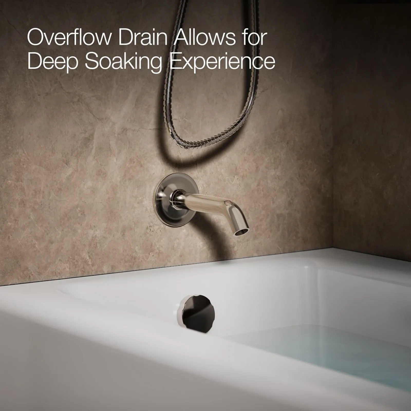 66" x 32" alcove bath, left drain^Kohler