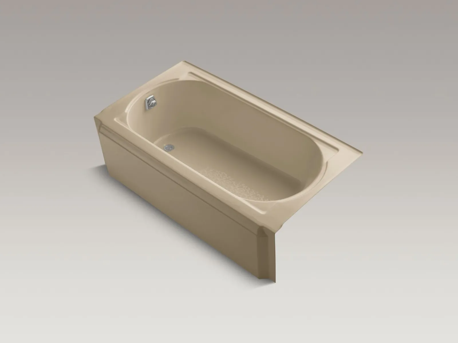 60" x 33-3/4" alcove bath, left drain^Kohler