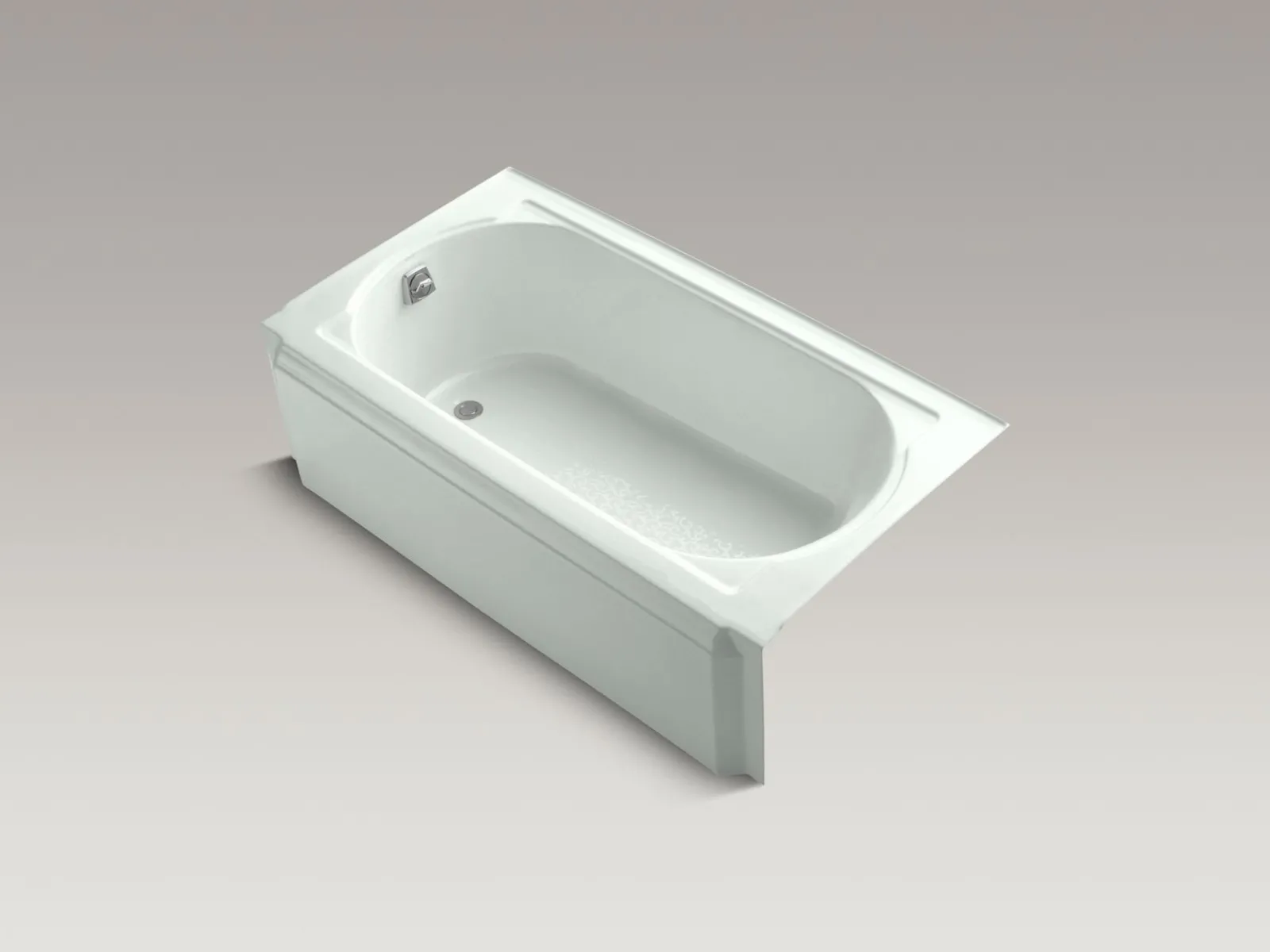 60" x 33-3/4" alcove bath, left drain^Kohler