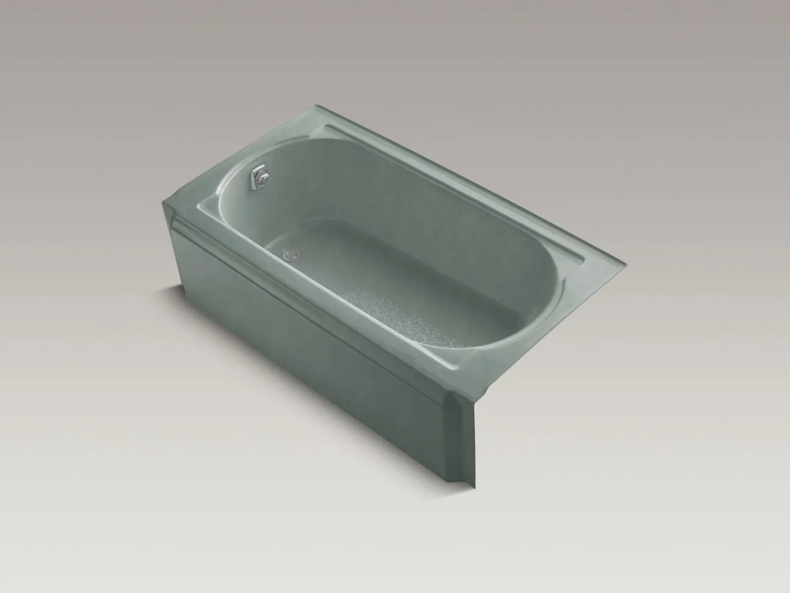 60" x 33-3/4" alcove bath, left drain^Kohler