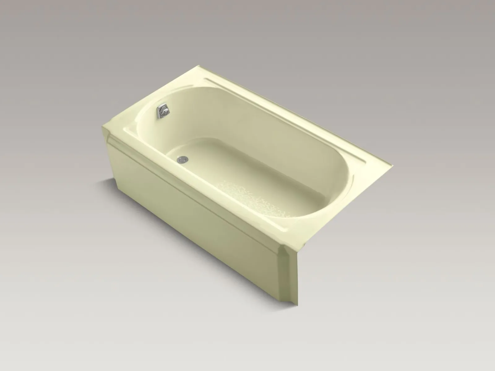 60" x 33-3/4" alcove bath, left drain^Kohler