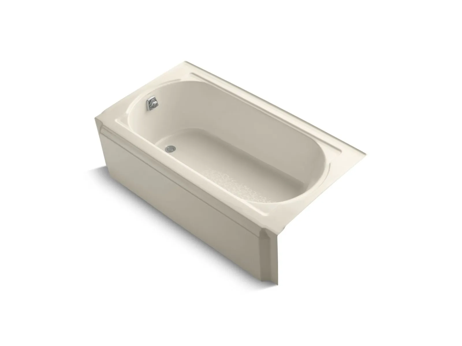 60" x 33-3/4" alcove bath, left drain^Kohler