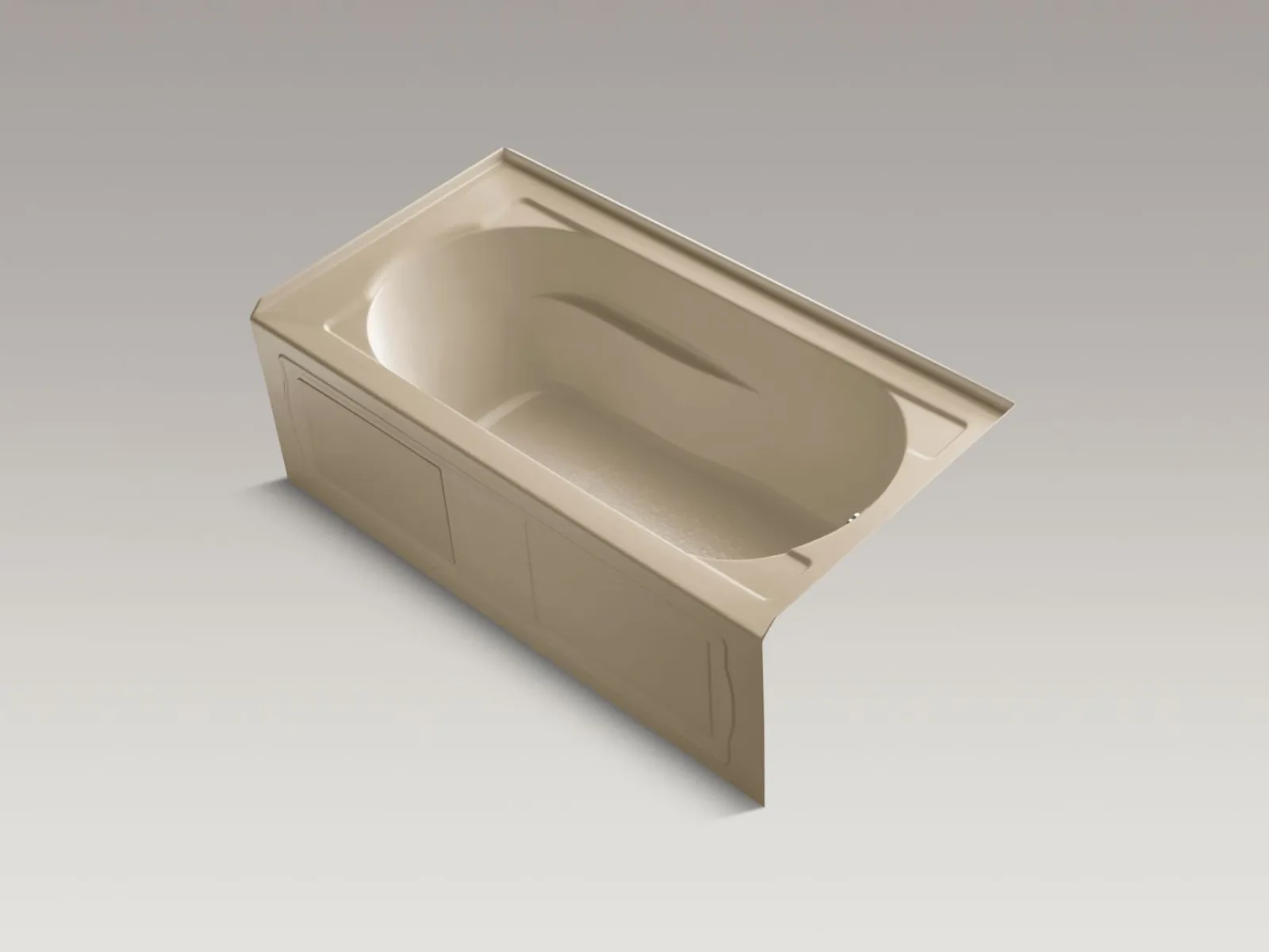 60" x 32" alcove bath, right drain^Kohler New