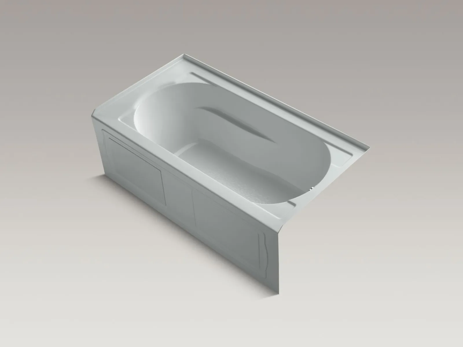 60" x 32" alcove bath, right drain^Kohler New