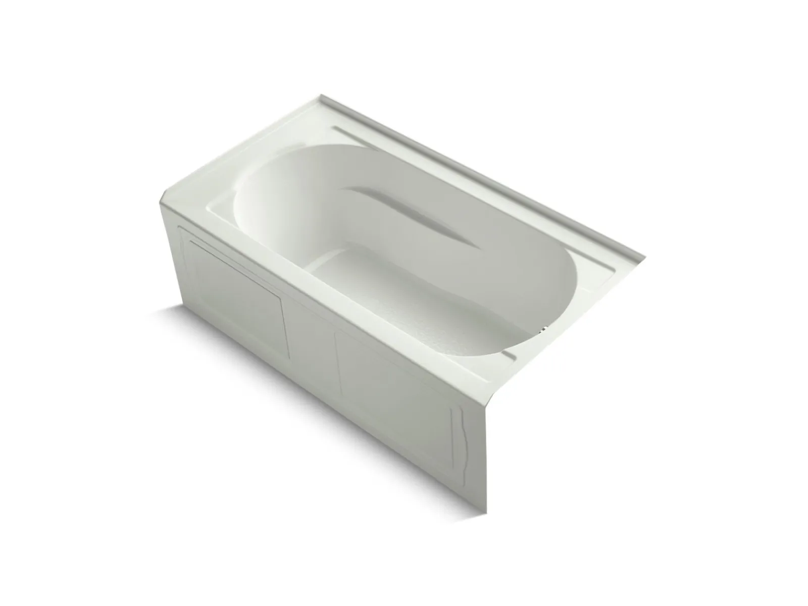 60" x 32" alcove bath, right drain^Kohler New