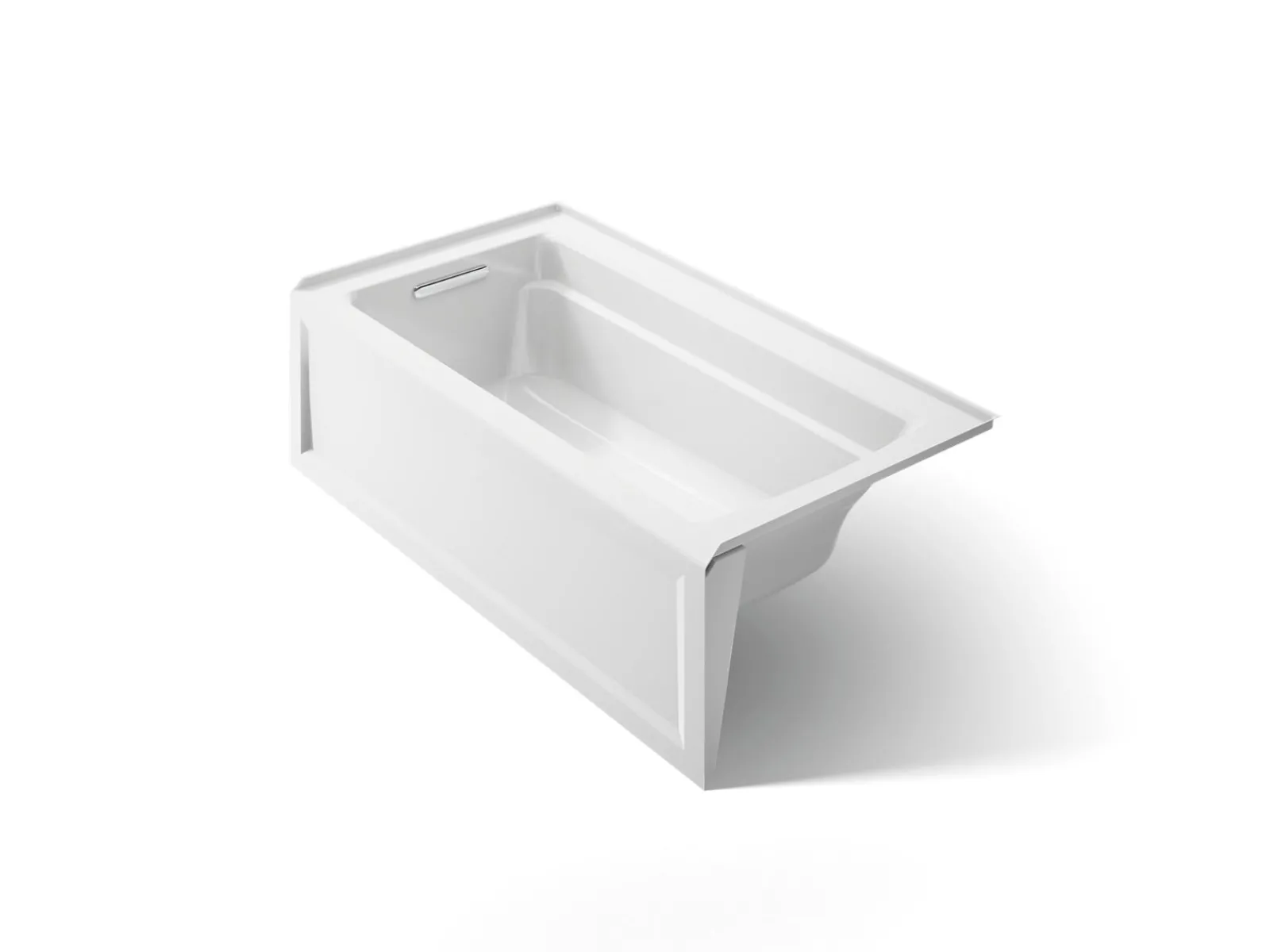 60" x 32" alcove bath with Bask® heated surface, left drain^Kohler Clearance
