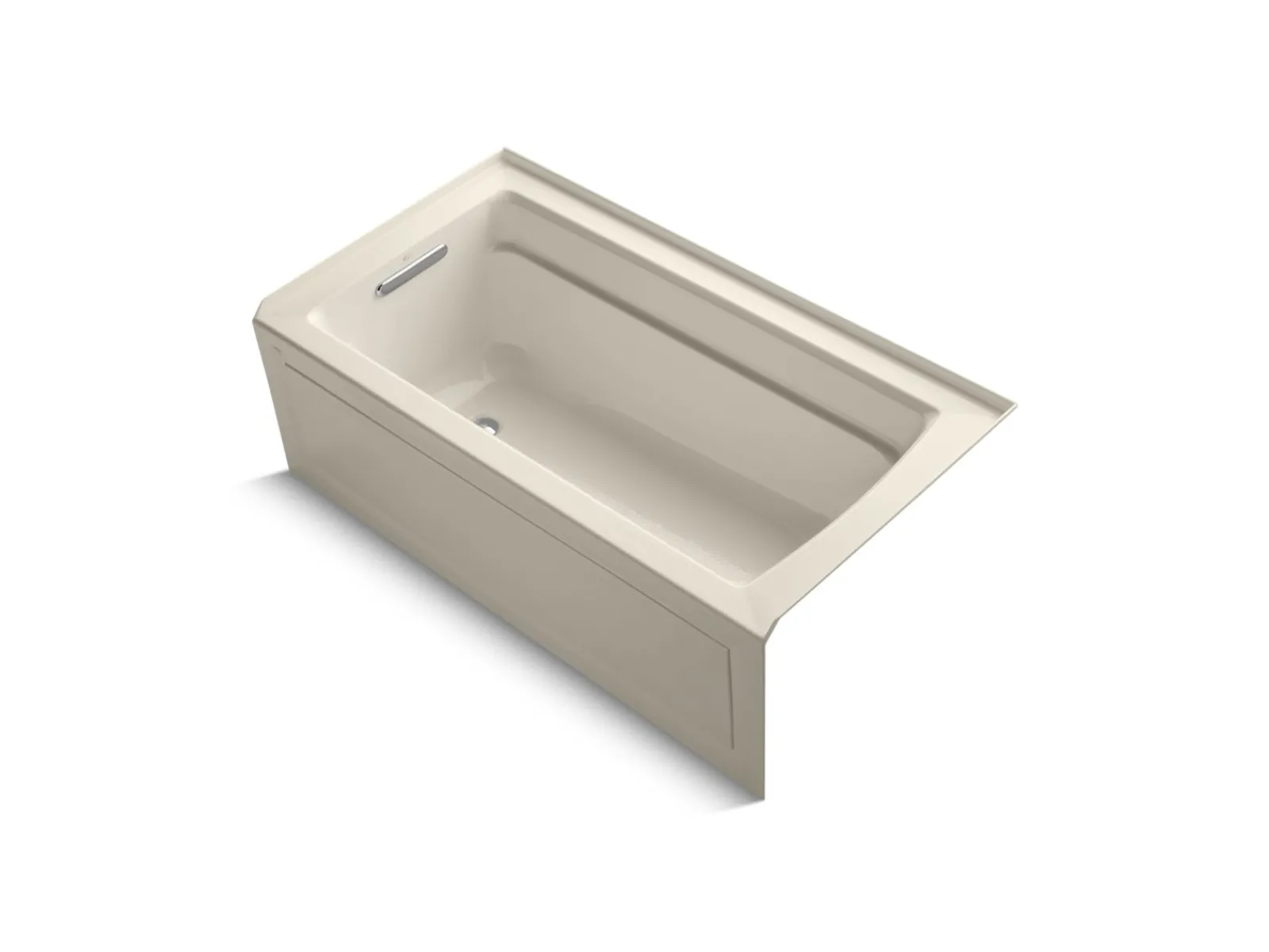 60" x 32" alcove bath with Bask® heated surface, left drain^Kohler Clearance