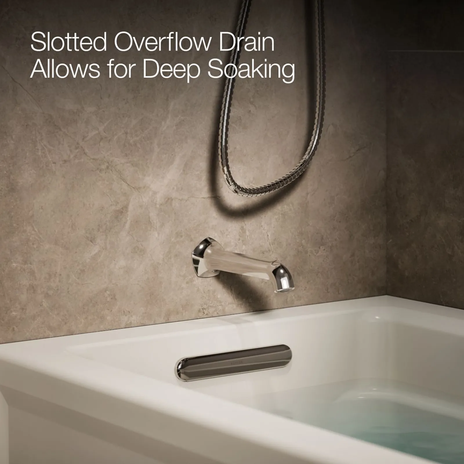 60" x 32" alcove bath with Bask® heated surface, left drain^Kohler Clearance