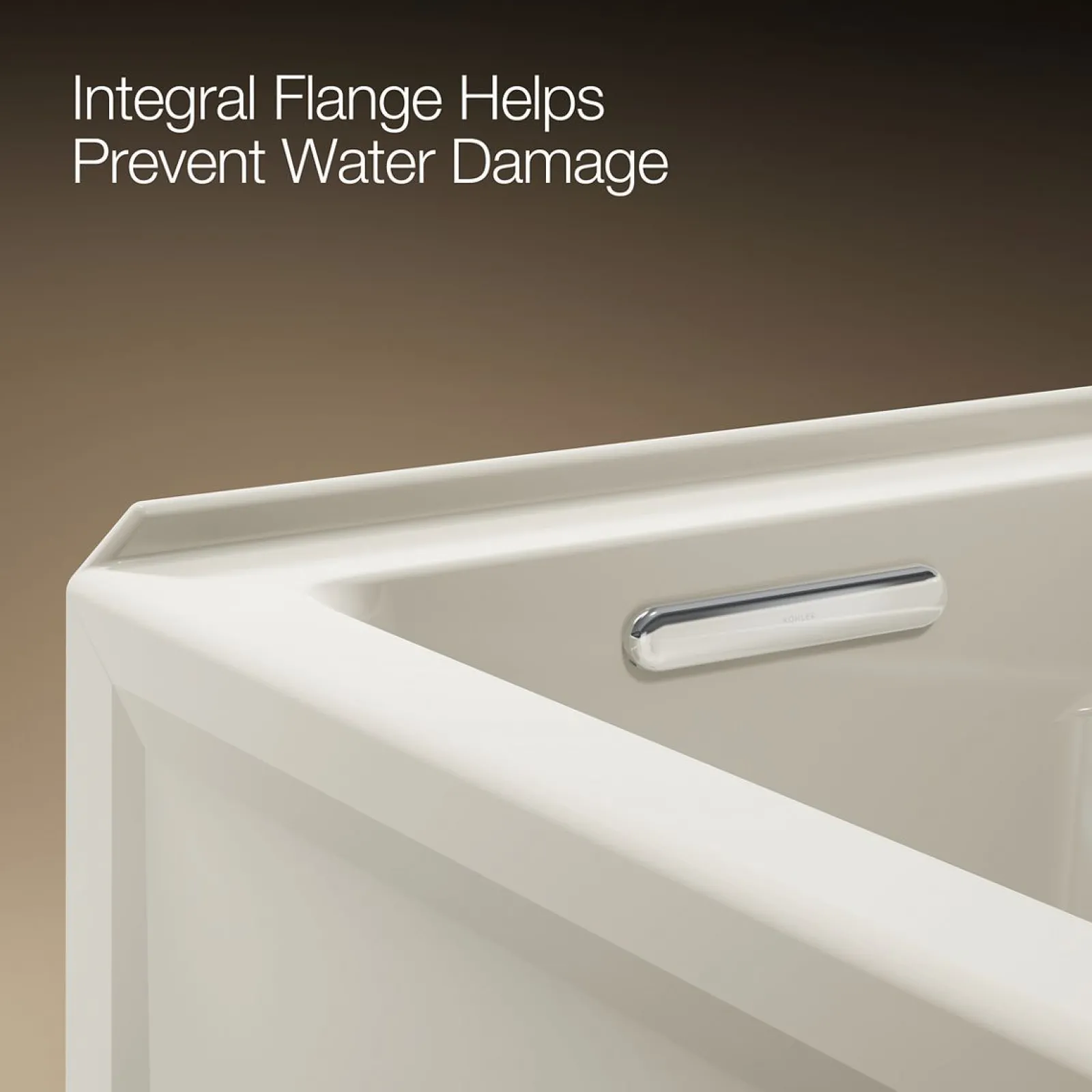 60" x 32" alcove bath with Bask® heated surface, left drain^Kohler Clearance
