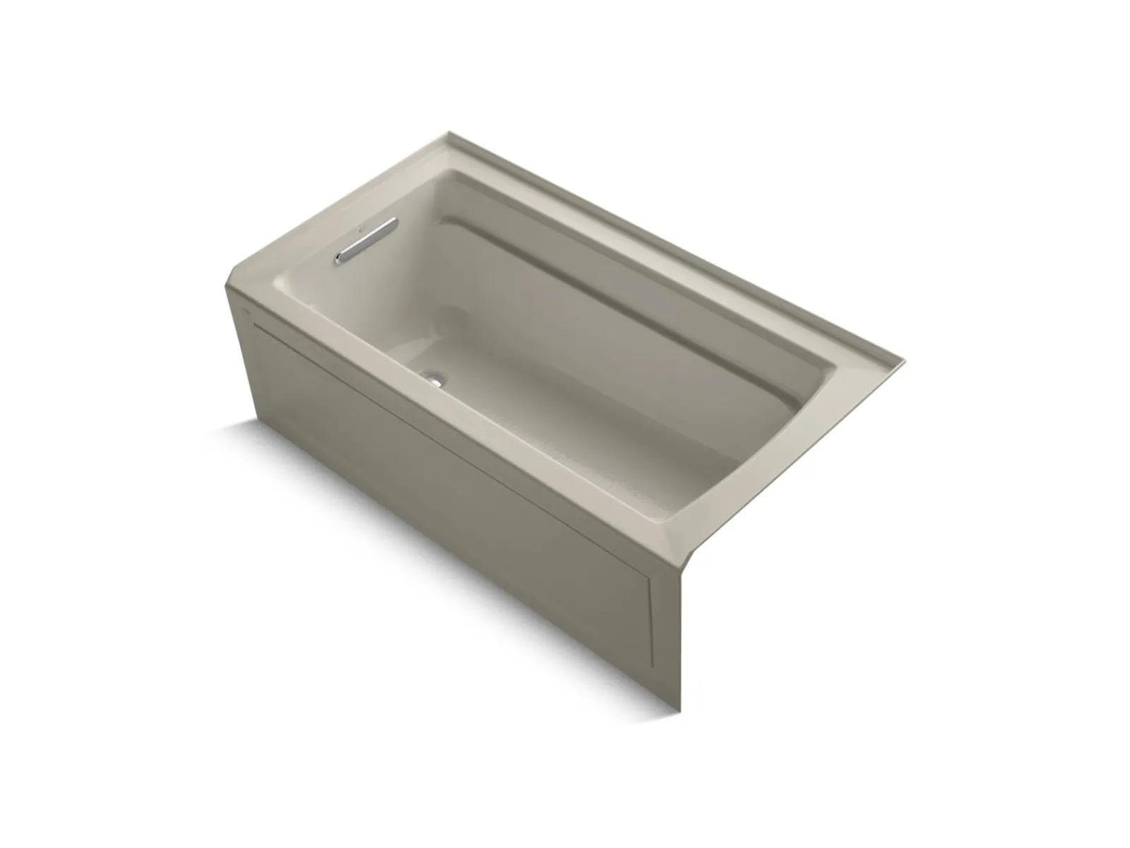 60" x 32" alcove bath with Bask® heated surface, left drain^Kohler Clearance