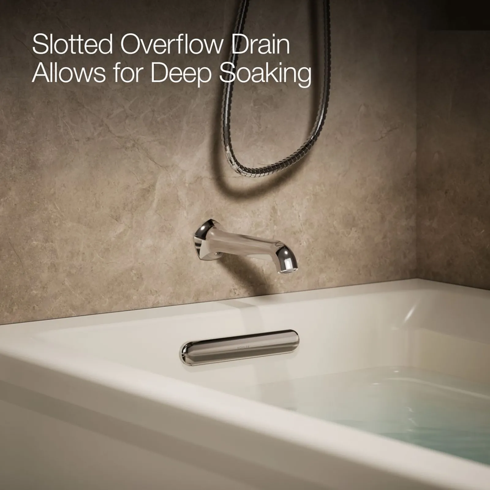 72" x 36" alcove bath with Bask® heated surface, left drain^Kohler Discount