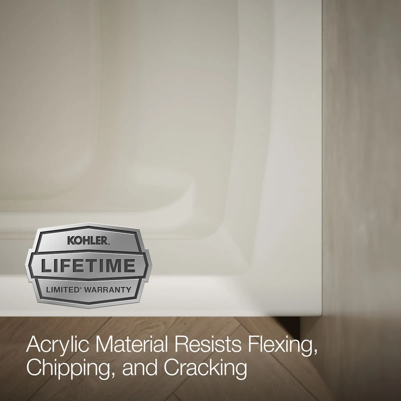 72" x 36" alcove bath with Bask® heated surface, left drain^Kohler Discount