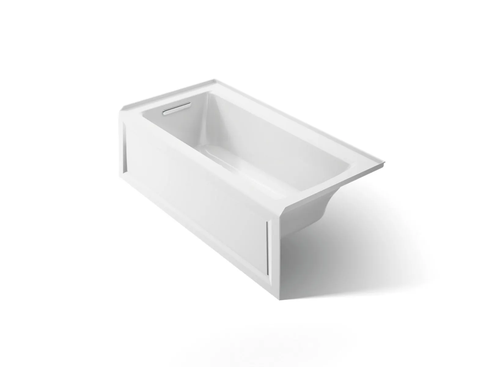 60" x 30" alcove bath with Bask® heated surface, alcove left drain^Kohler New