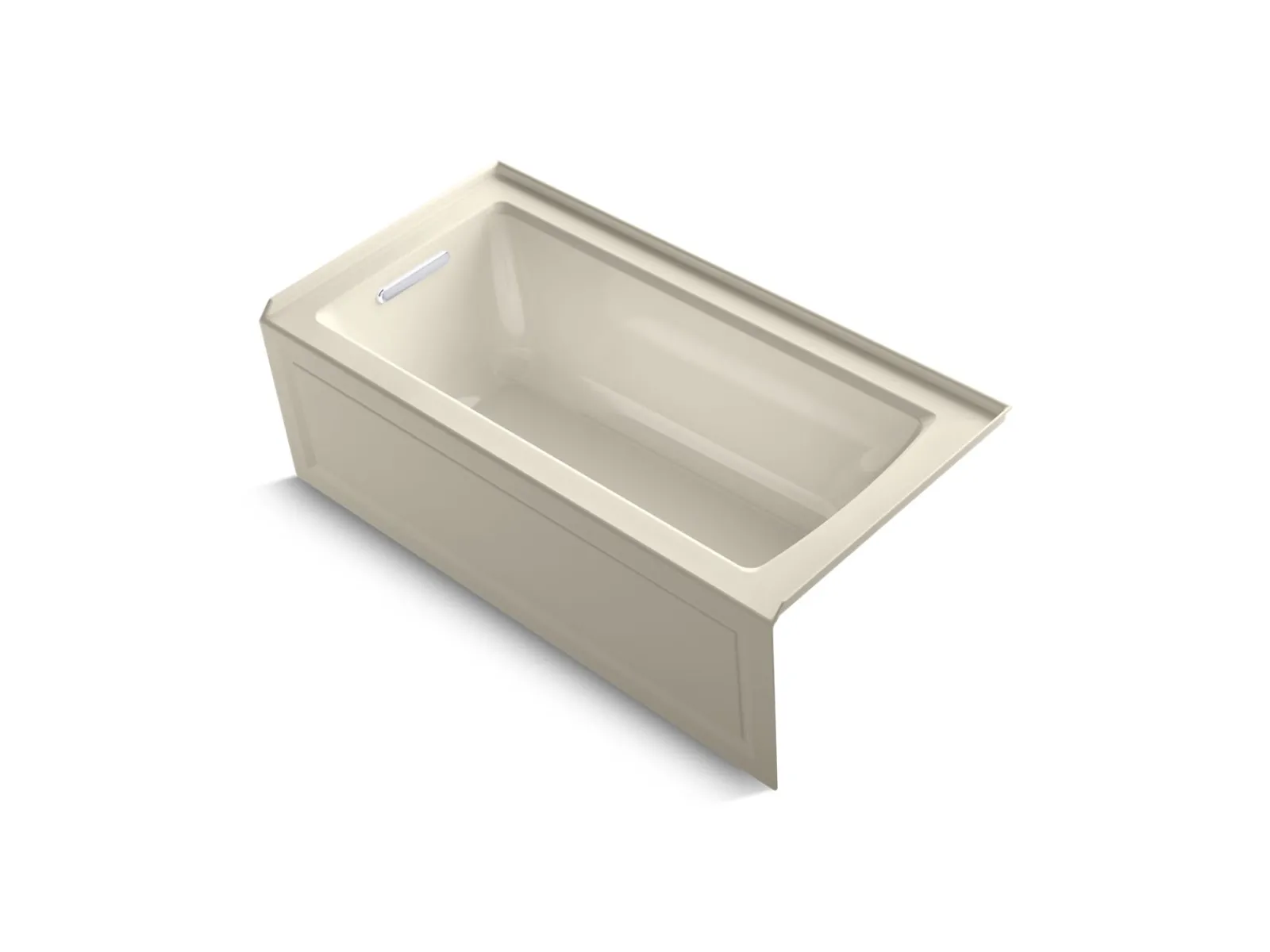 60" x 30" alcove bath with Bask® heated surface, alcove left drain^Kohler New