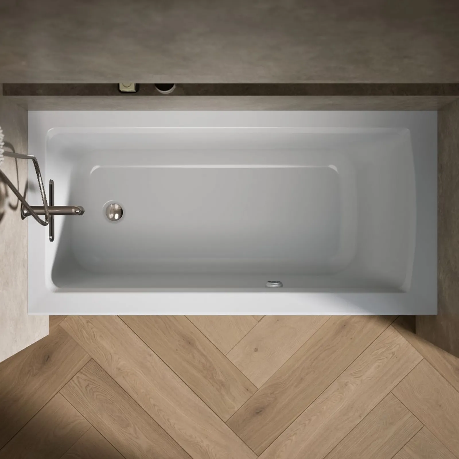60" x 30" alcove bath with Bask® heated surface, alcove left drain^Kohler New