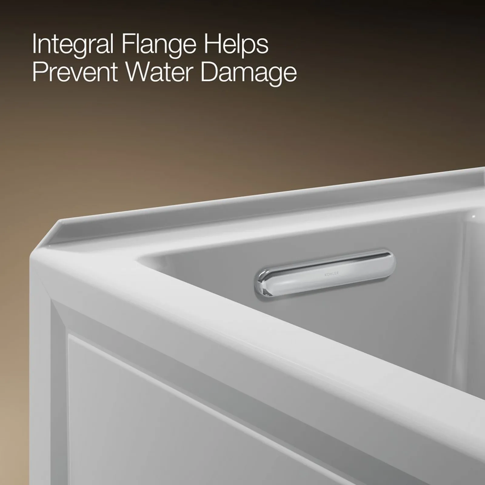 60" x 30" alcove bath with Bask® heated surface, alcove left drain^Kohler New